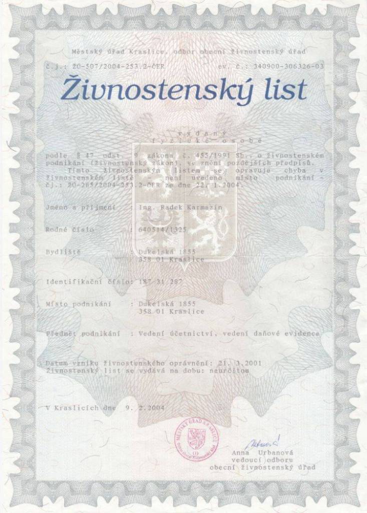 03 zivn. list